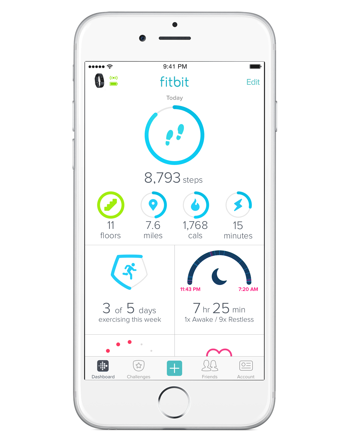 can you track a fitbit
